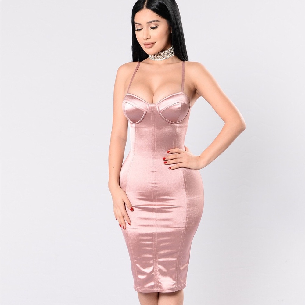 Mauve Midi Dress